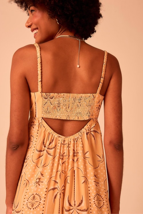 Vestido Cropped Selo Veraneio Estampado - foto 6