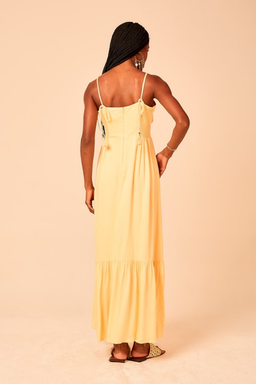 Vestido Cropped Serena Amarelo - foto 5