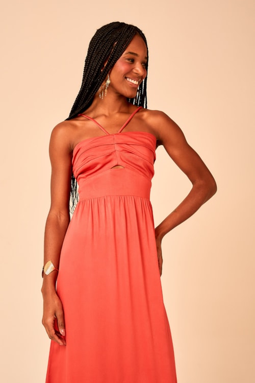 Vestido Cropped Serena Laranja - foto 2