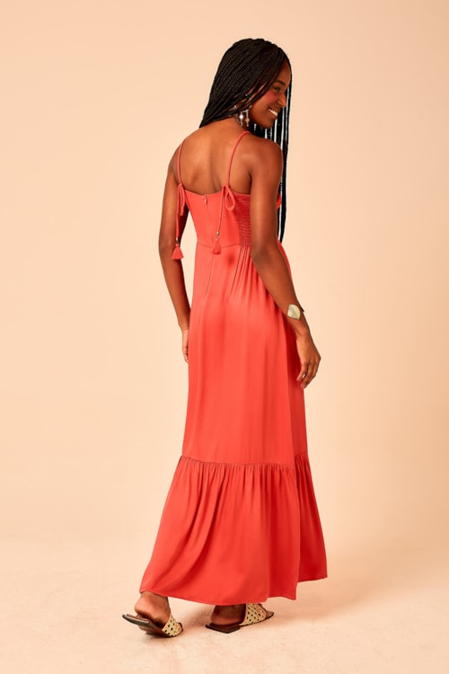 Vestido Cropped Serena Laranja - foto 5