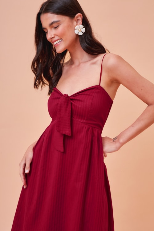 Vestido Cropped Shanti Ameixa - foto 3