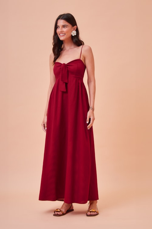 Vestido Cropped Shanti Ameixa - foto 1