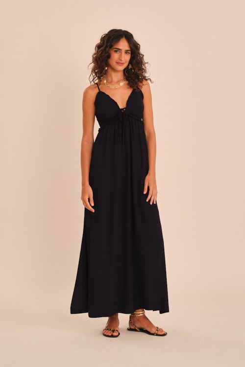 Vestido Cropped Souk Azul Medina - foto 1
