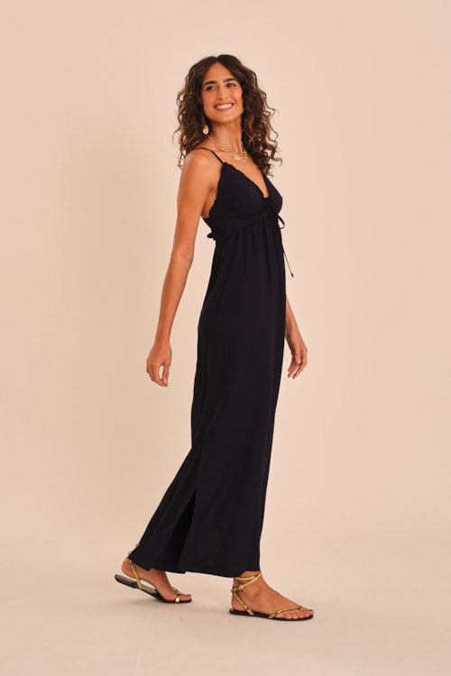 Vestido Cropped Souk Azul Medina - foto 4