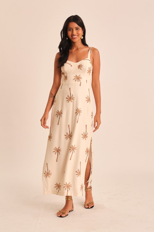 Vestido Cropped Tamareira Estampado - foto 1