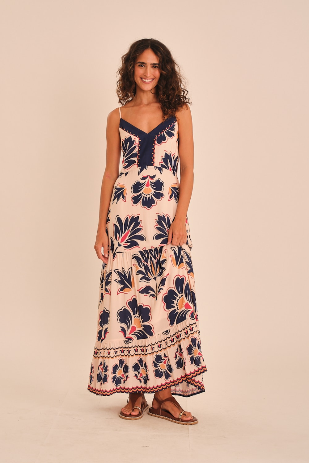 Vestido Cropped Tapecaria Estampado