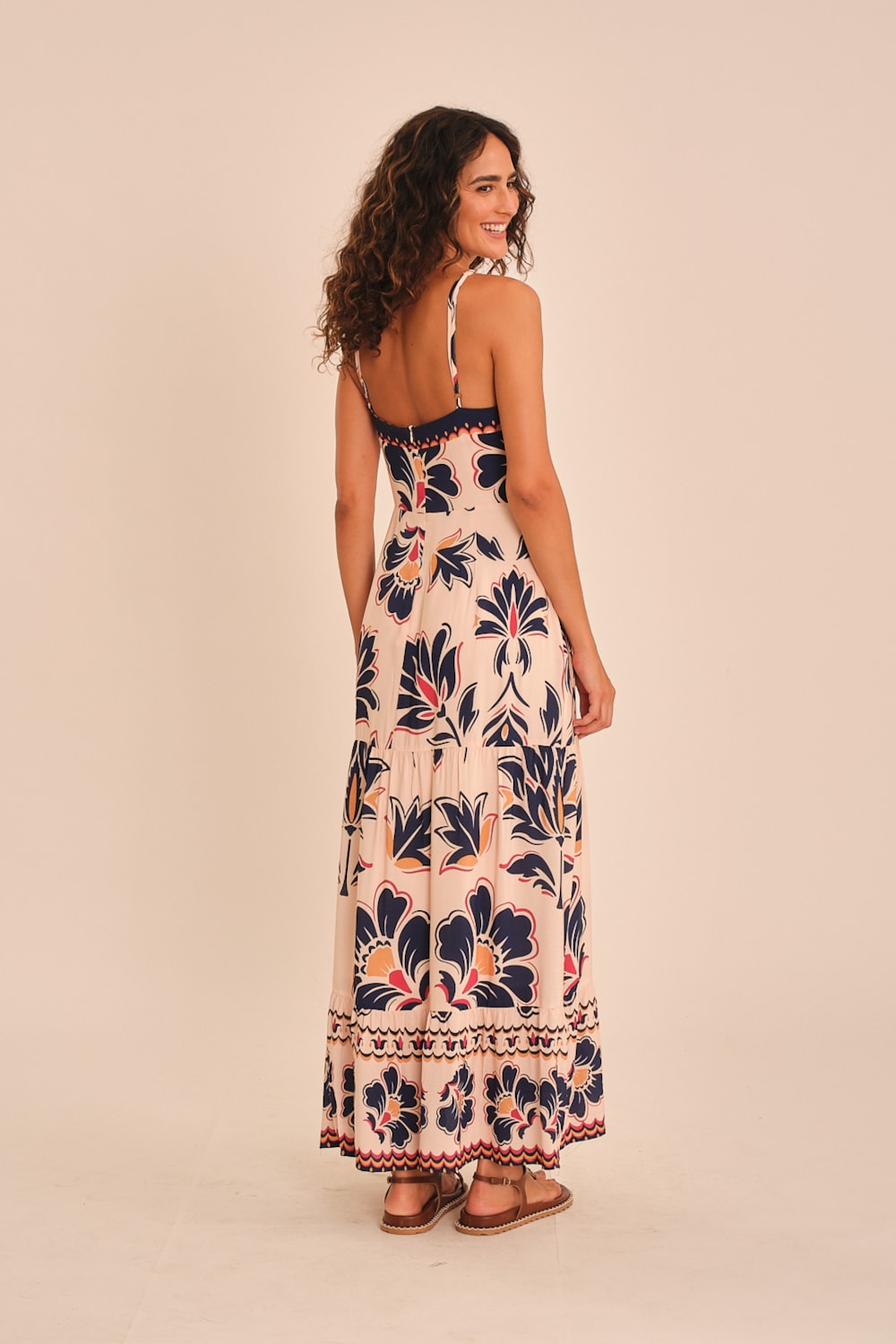 Vestido Cropped Tapecaria Estampado