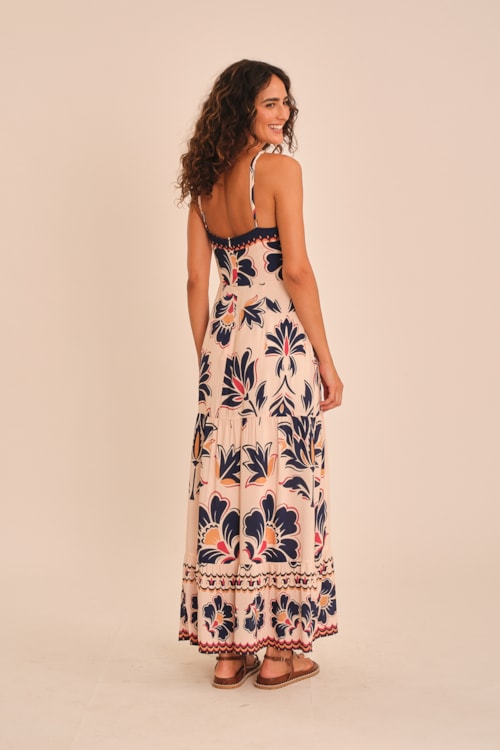 Vestido Cropped Tapecaria Estampado - foto 2