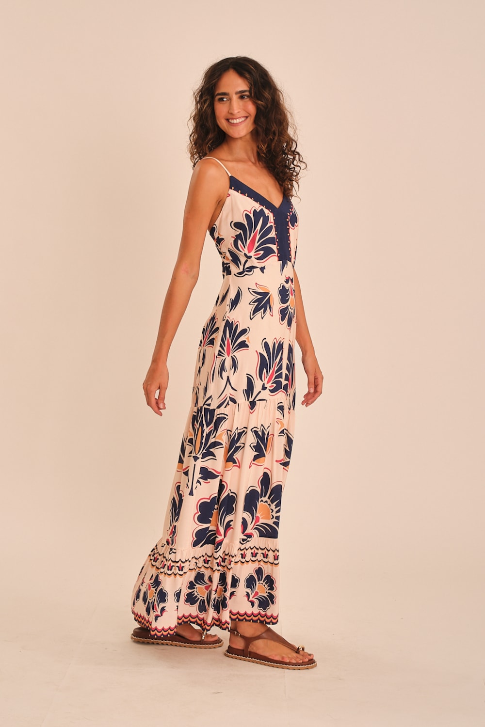 Vestido Cropped Tapecaria Estampado