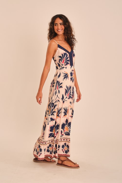 Vestido Cropped Tapecaria Estampado - foto 4