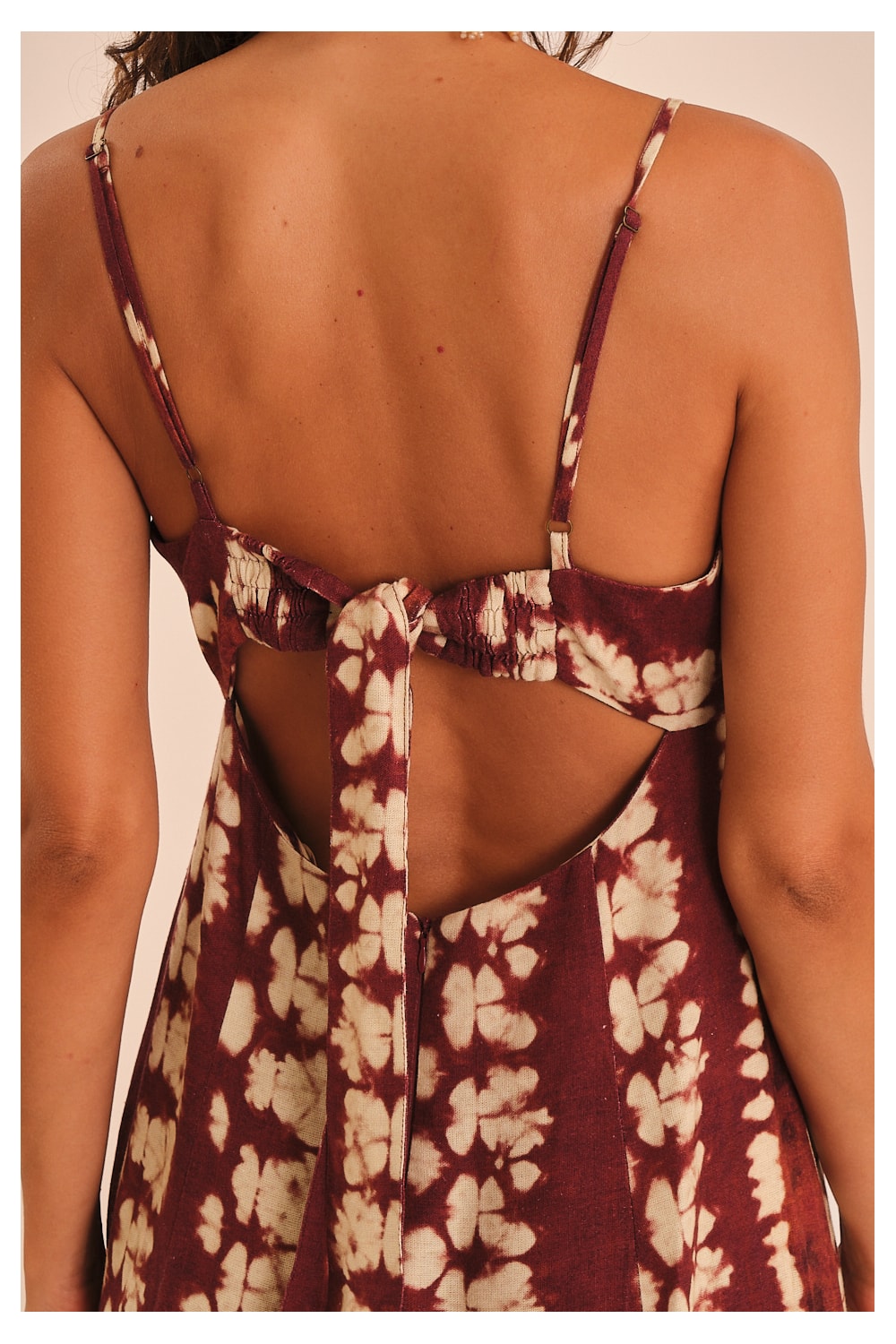 Vestido Cropped Tie Dye Luna Estampado