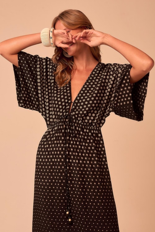 Vestido Cropped Tropical Poente Estampado - foto 6