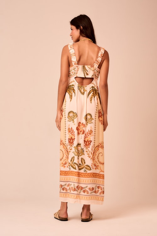 Vestido Cropped Tropicale Estampado - foto 3