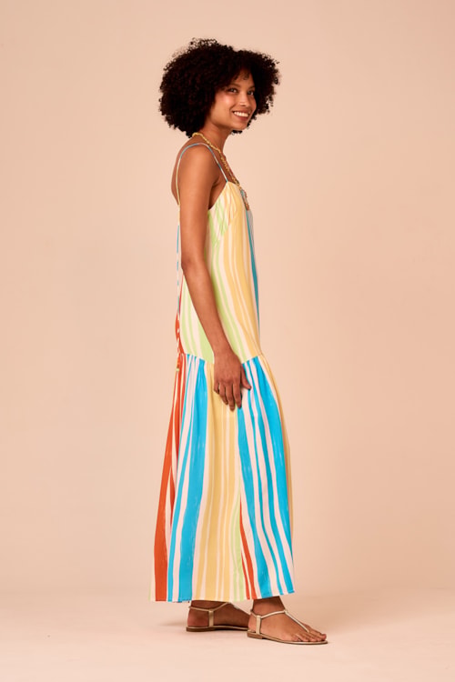 Vestido Cropped Tropicos Estampado - foto 2
