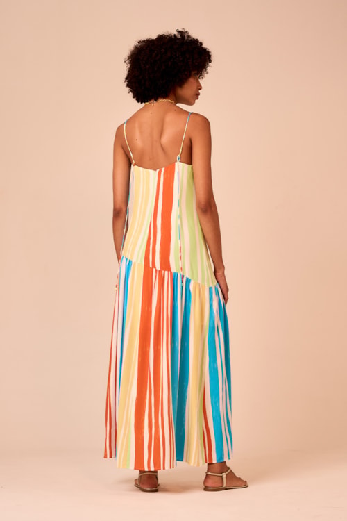 Vestido Cropped Tropicos Estampado - foto 3