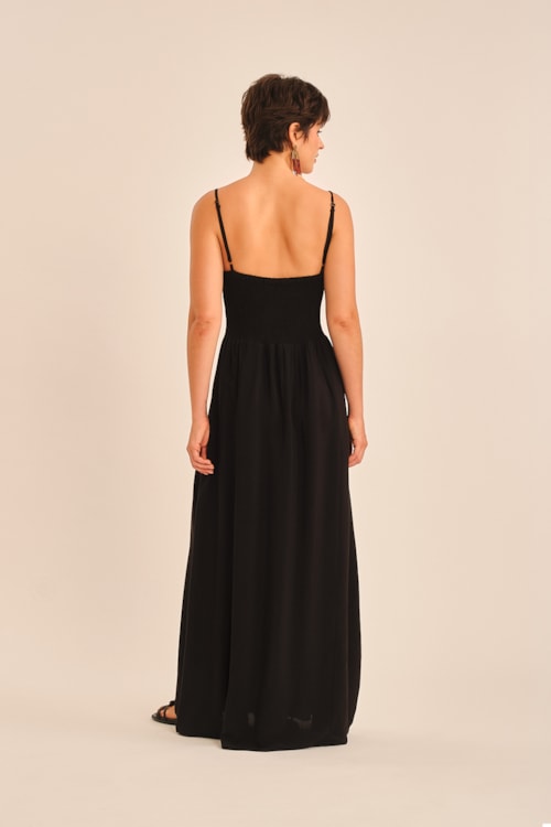 Vestido Cropped Valencia Preto - foto 5