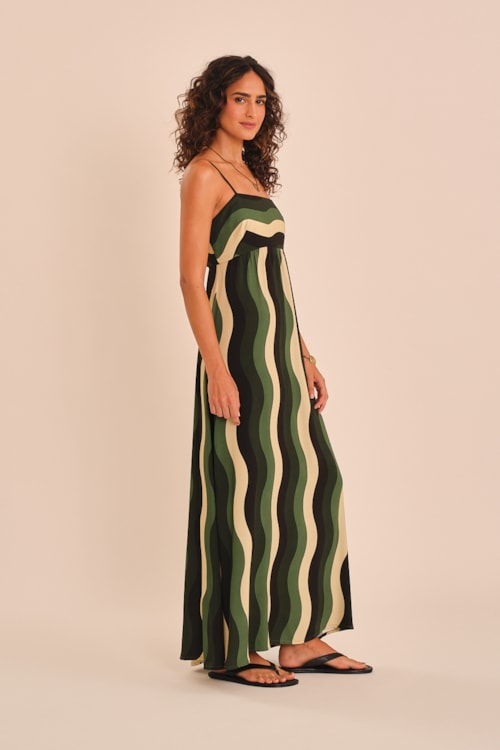 Vestido Cropped Ventos Do Saara Estampado - foto 4