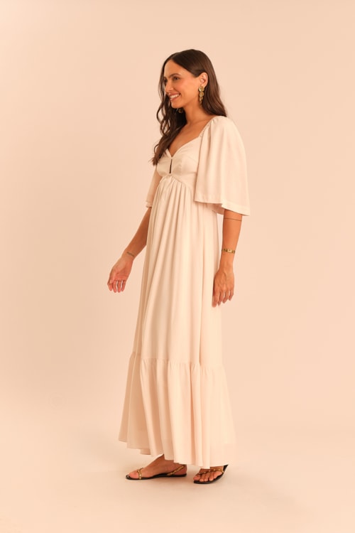 Vestido Cropped Viscose Dunas Off - foto 3