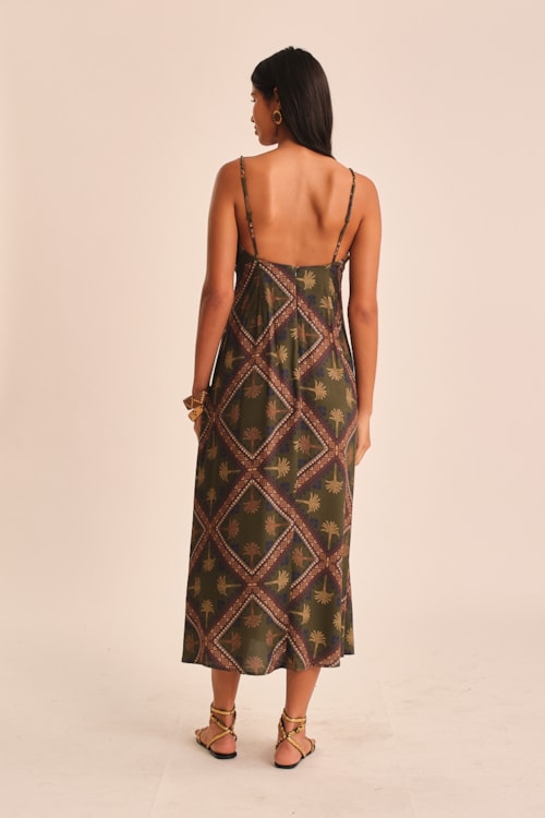 Vestido Cropped Zellige Estampado - foto 4