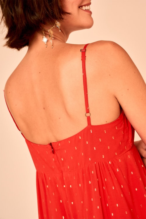 Vestido Curto Aura Vermelho - foto 6