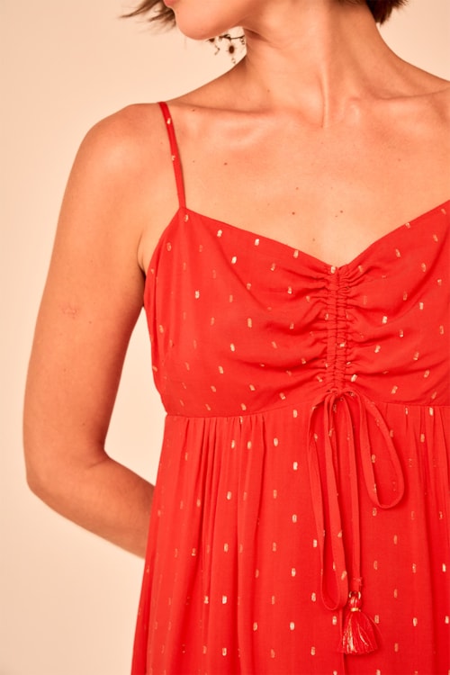Vestido Curto Aura Vermelho - foto 2
