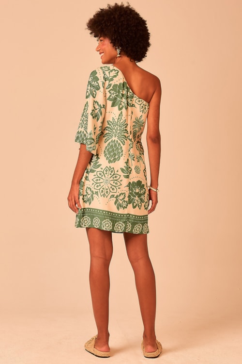 Vestido Curto Bali Tropical Estampado - foto 3