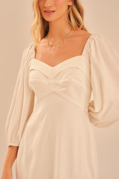 Vestido Curto Brisa Do Mar Off - foto 2
