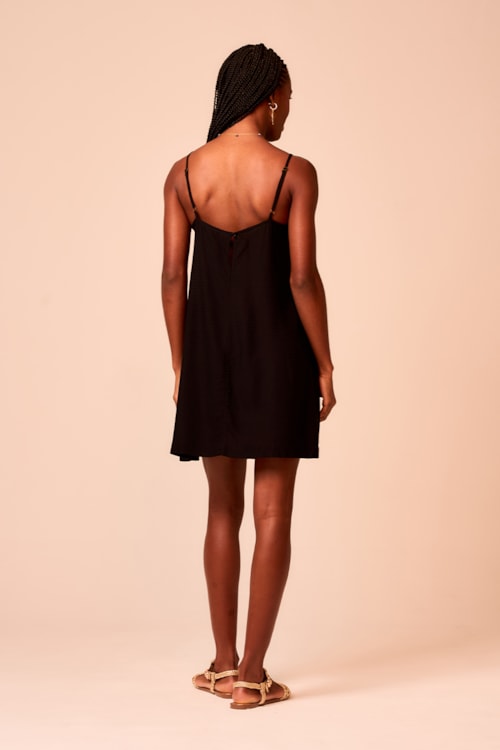 Vestido Curto Camelia Preto - foto 3