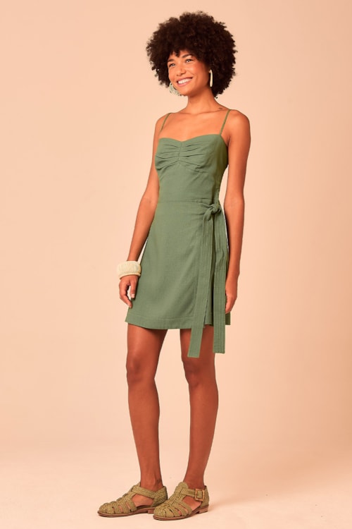 Vestido Curto Ciena Verde - foto 3