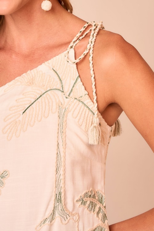 Vestido Curto Coqueiral Off - foto 4