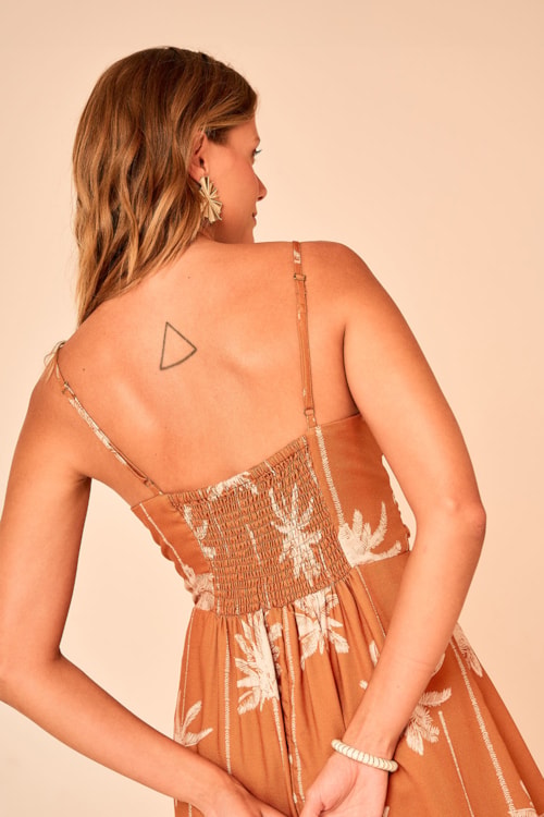 Vestido Curto Coqueiro Minimalist Estampado - foto 5