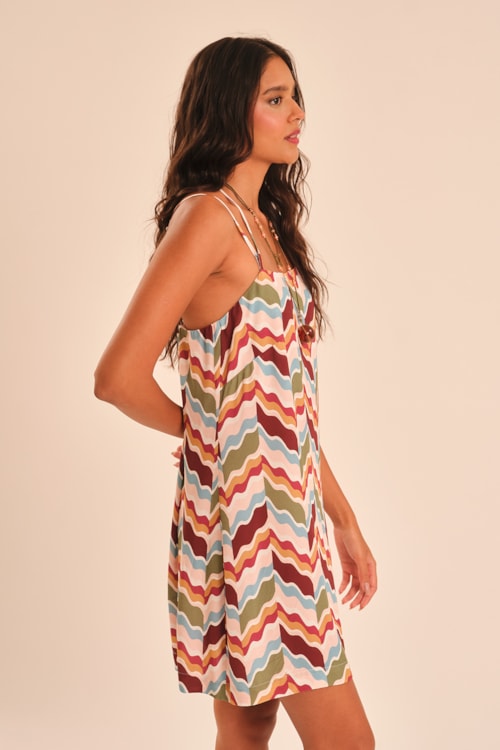 Vestido Curto Dunas Estampado - foto 4