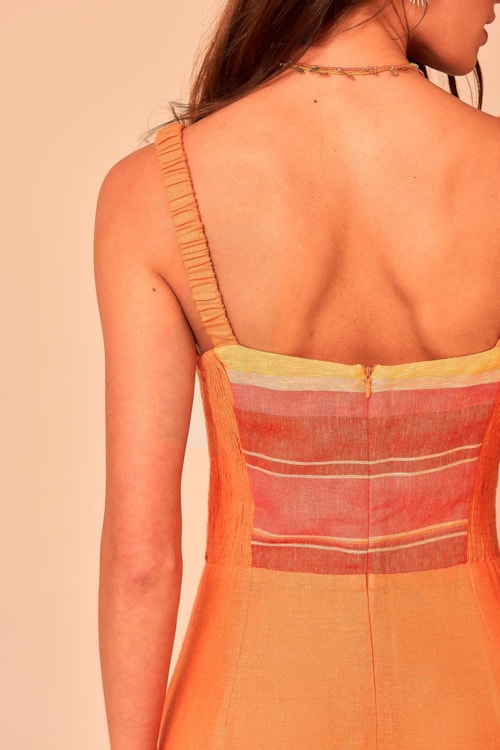 Vestido Curto Enseada Laranja - foto 5