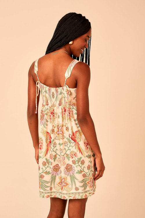 Vestido Curto Estampa Selva Estampado - foto 5