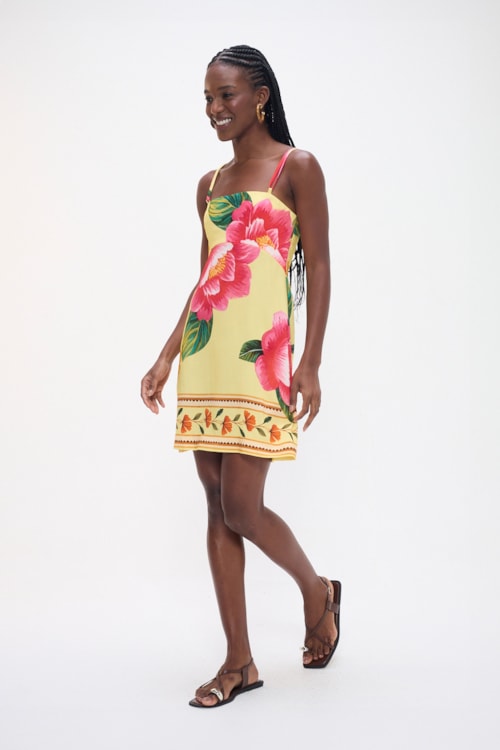 Vestido Curto Flora Estampado - foto 2