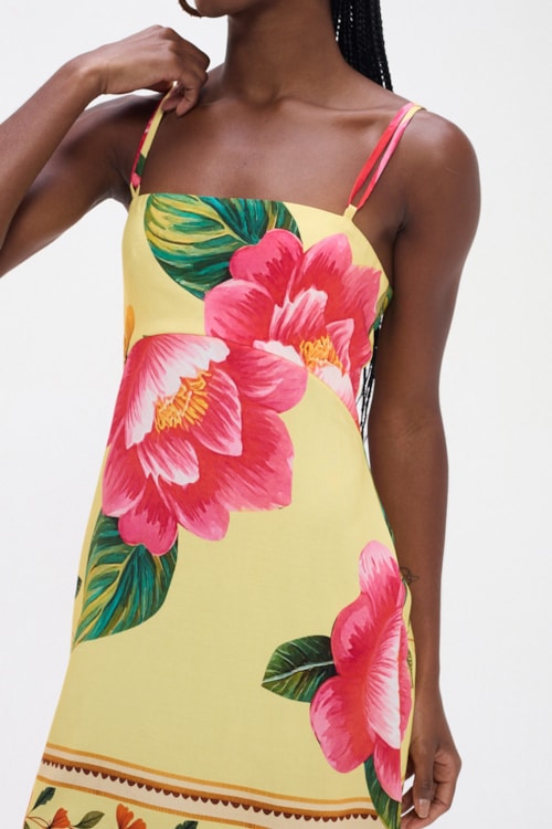 Vestido Curto Flora Estampado - foto 4
