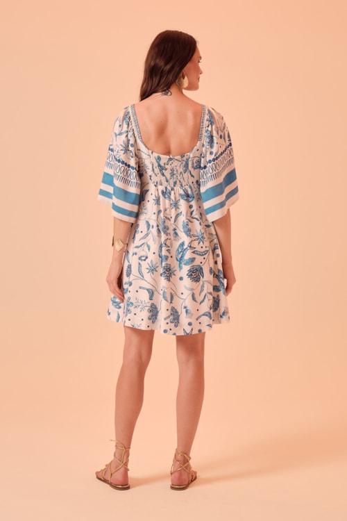 Vestido Curto Floral Brisa Estampado - foto 4