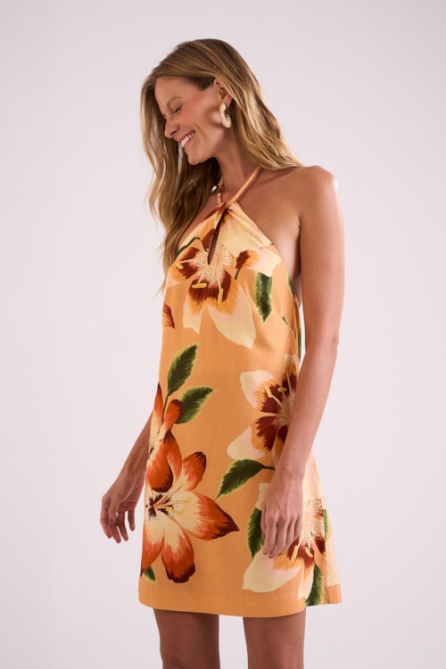 Vestido Curto Floral Encanto Estampado - foto 4