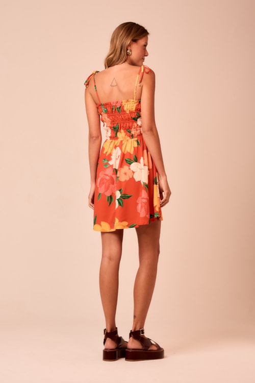 Vestido Curto Floral Fiore Estampado - foto 3