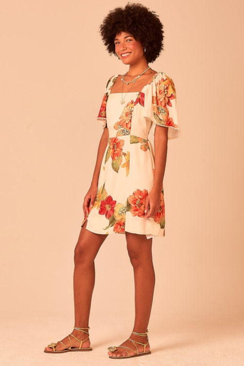 Vestido Curto Floral Frescor Estampado - foto 2