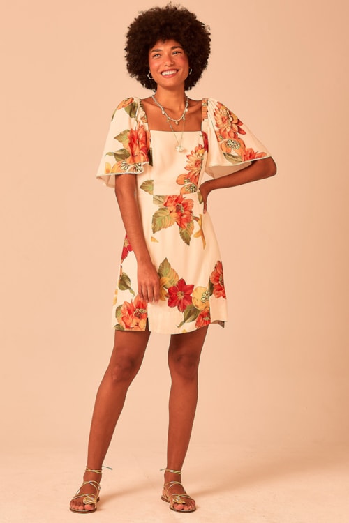 Vestido Curto Floral Frescor Estampado - foto 1