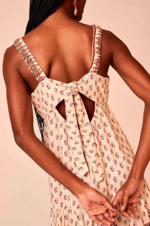 Vestido Curto Gravataria Lirica Estampado - foto 4