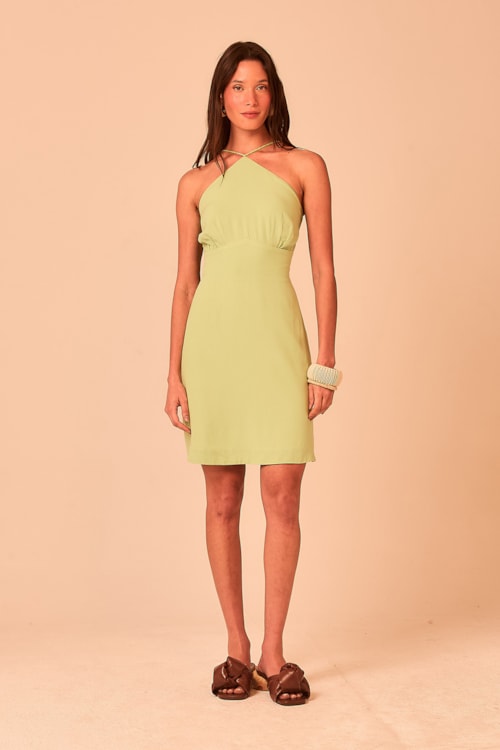 Vestido Curto Harmonia Verde - foto 1