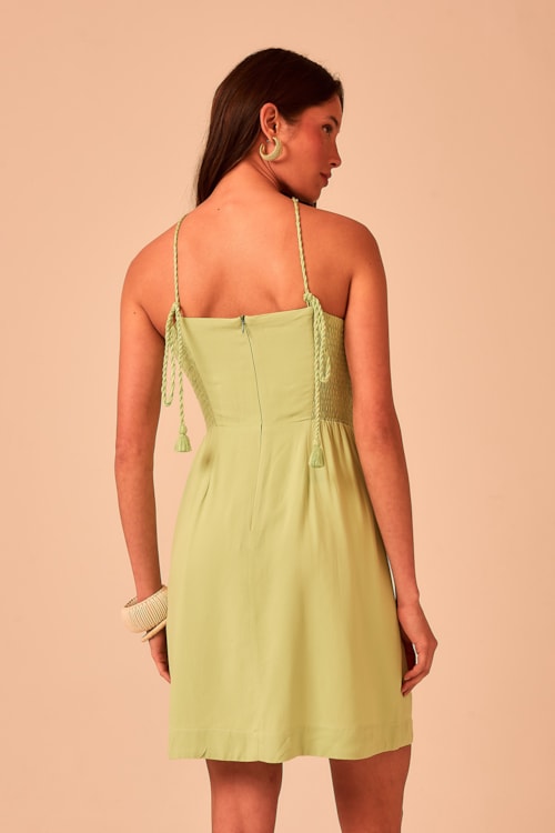 Vestido Curto Harmonia Verde - foto 4