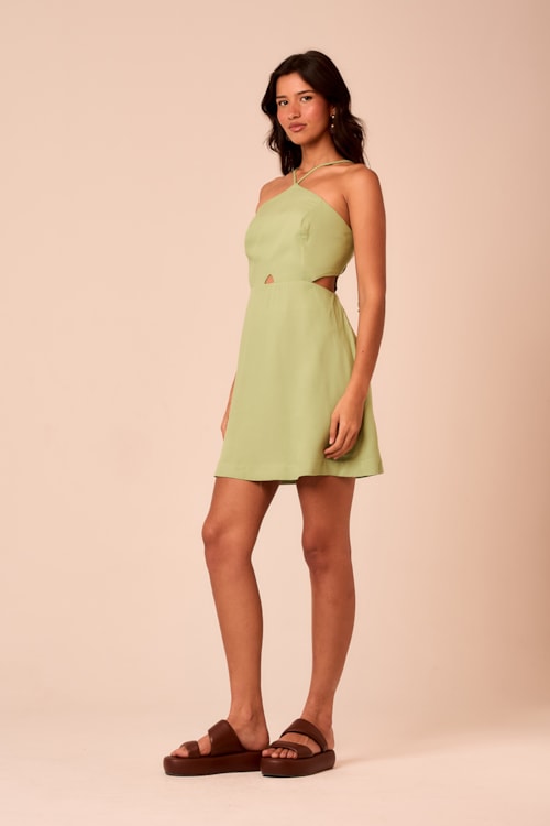 Vestido Curto Iris Verde Mint - foto 2