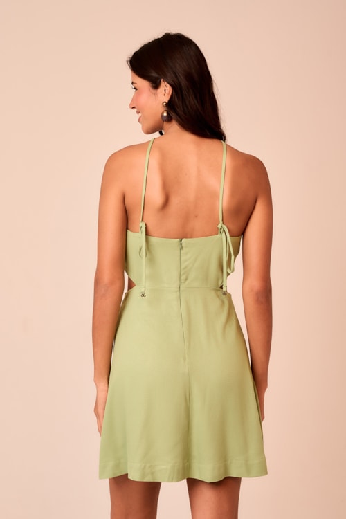 Vestido Curto Iris Verde Mint - foto 3