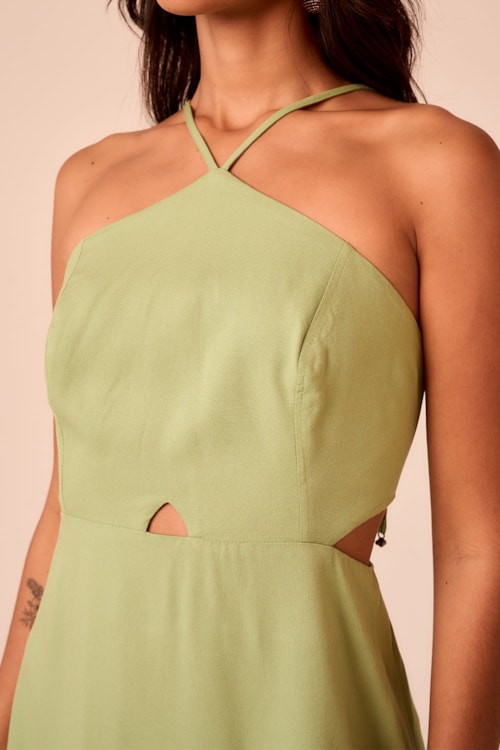 Vestido Curto Iris Verde Mint - foto 4