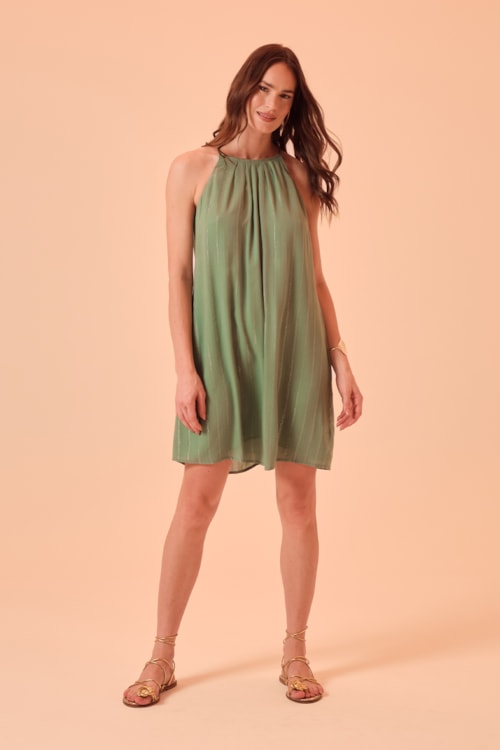 Vestido Curto Jade Verde - foto 3