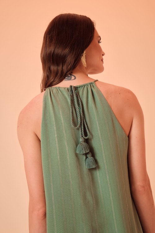 Vestido Curto Jade Verde - foto 6
