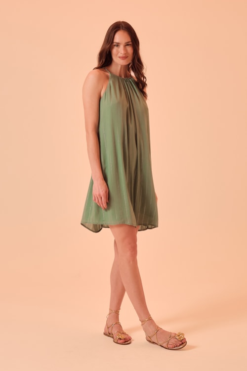 Vestido Curto Jade Verde - foto 1